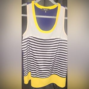 41 Hawthorn Stitch Fix Alessandra Striped & Colorblocked Blouse